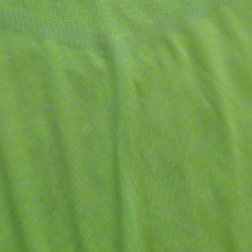 Nike Neon Yellow Short Sleeve Running Tee Size Small - Picture 4 of 7